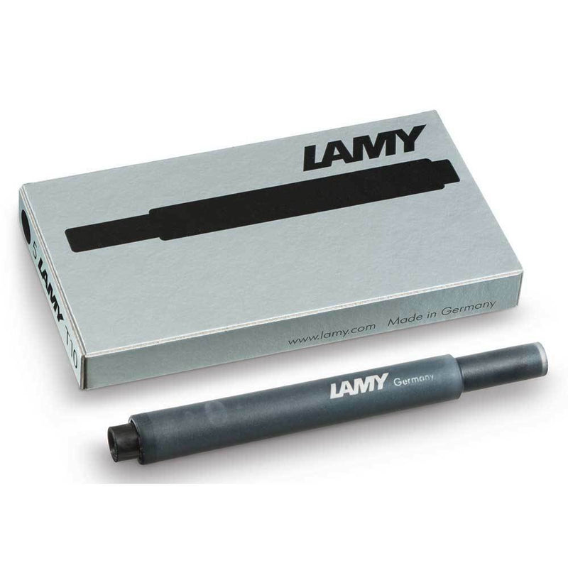 Lamy T10 Fountain Pen Ink Cartridges 5-pk, Black