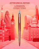 Parker Jotter Global Icons Special Edition Ballpoint Pen, London, Red