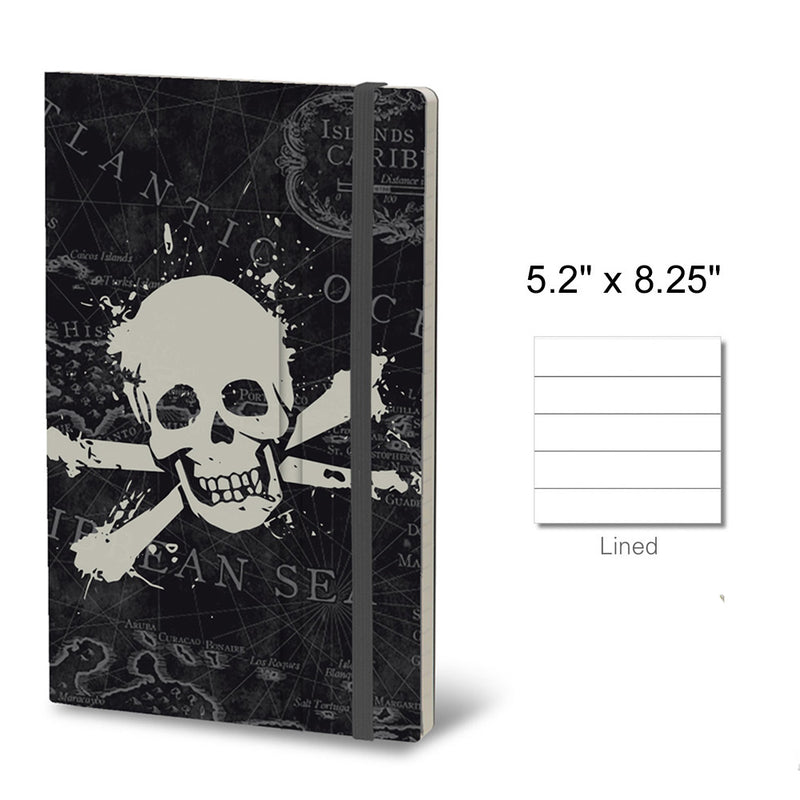 Stifflex Historical Notes Notebook, Jolly Roger, A5 - 5.2" x 8.25" (130 x 210mm)