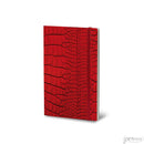 Stifflex Mrs Crocodile Series Pocket Notebook, A6-3.5"x5.5" Lined, Red