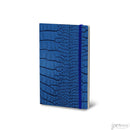 Stifflex Mrs Crocodile Series Pocket Notebook, A6-3.5"x5.5" Lined, Blue