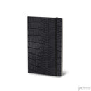 Stifflex Mrs Crocodile Series Pocket Notebook, A6-3.5"x5.5" Lined, Black