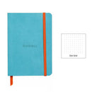 Rhodia Webnotebook A6 - 4" x 5.75" Dot Grid, Turquoise, Soft Cover
