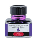 J. Herbin 30 ml Bottle Fountain Pen Ink, Iris Sagesse