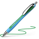Schneider Slider Rave Retractable Viscoglide Ballpoint Pen, Green XB