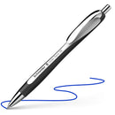 Schneider Slider Rave Retractable Viscoglide Ballpoint Pen, White & Black XB