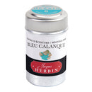 Pk/6 J. Herbin Fountain Pen Ink Cartridges, Bleu Calanque