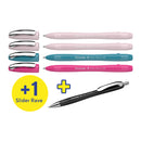 Pk/4 Schneider Slider Memo XB Ballpoint Pens, Ltd Ed Colors + FREE Rave