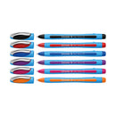 Pack/6 Schneider Slider Memo XB Ballpoint Pens, 6 Colors
