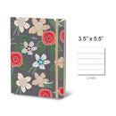 Stifflex Flora Series Pocket Notebook, A6-3.5"x5.5" Lined, Anemone