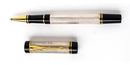 1990s Parker Duofold Godron Silver Rollerball Pen, Used - iPenStore