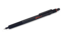 Rotring 600 Series Knurled Grip Ballpoint Pen, Black
