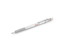 Rotring 600 Series Knurled Grip Ballpoint Pen, Silver