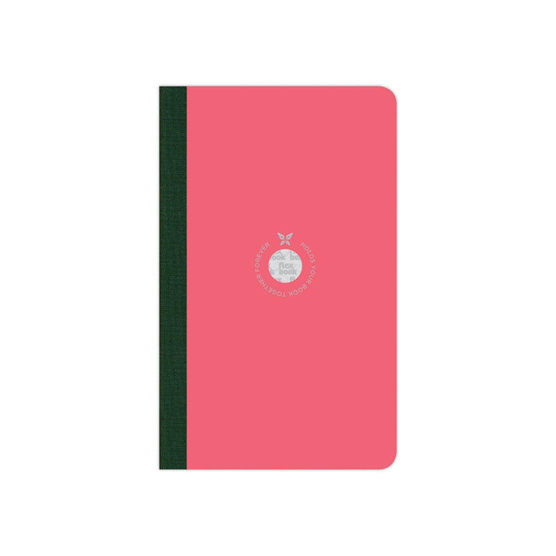 Flexbook Global Smartbook Pocket Notebook, A6-3.54"x5.51" Lined, Pink