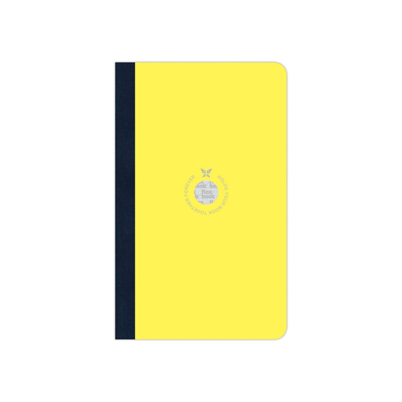 Flexbook Global Smartbook Pocket Notebook, A6-3.54"x5.51" Lined, Yellow