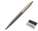 Parker Jotter Ballpoint Pen, Grey Lacquer, Gold Trim
