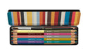 Caran d'Ache Paul Smith Pencil Set of 12 Bicolor Pencils
