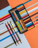 Caran d'Ache Paul Smith Pencil Set of 12 Bicolor Pencils