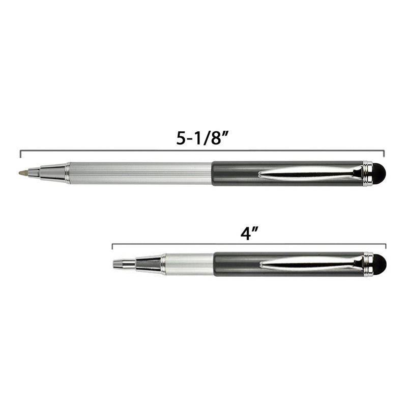 Zebra StylusPen Telescopic Ballpoint Pen, Slate Grey