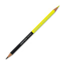 Caran d'Ache Graphicolor Bicolor Pencil, Fluo Yellow/Graphite
