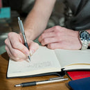 Pk/2 Zebra G-402 Metal Barrel Retractable Gel Pens, Black