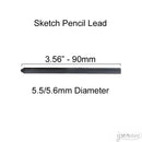 Tube/6 Rosetta Da Vinci 5.6 mm Lead Refills, Sketching Assortment