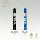 Parker QuinkGel Ballpoint Refill, Blue Medium, Gel Ink, 0.7 mm