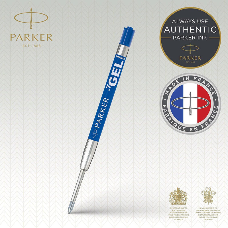Gelschrijvervulling Parker Quink Medium Blauw Blister À 2 Stuks | Kantoorartikel | 1388275 Gelschrijvervulling Parker Quink Medium Blauw Blister À 2 Stuks | Kantoorartikel | 1388275