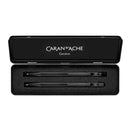 Caran d'Ache 849 Special Edtion Ballpoint Pen & Pencil Set, "Black Code"
