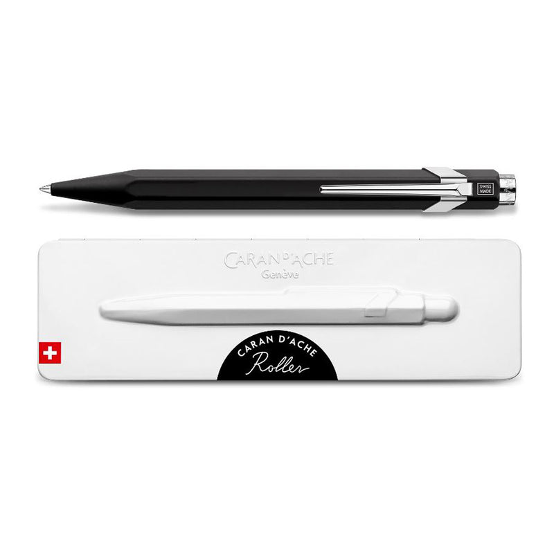 Caran d'Ache 849 Roller Pen, Black, with Slimpack