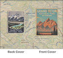 Rosetta Notes Pocket Notebook, 3.5"x5.5", Grand Teton NP