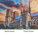 Rosetta Notes Pocket Notebook, 3.5"x5.5", Notre Dame Cathedral, Sunset
