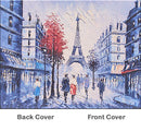 Rosetta Notes Pocket Notebook, 3.5"x5.5", Paris Street Oil Painting