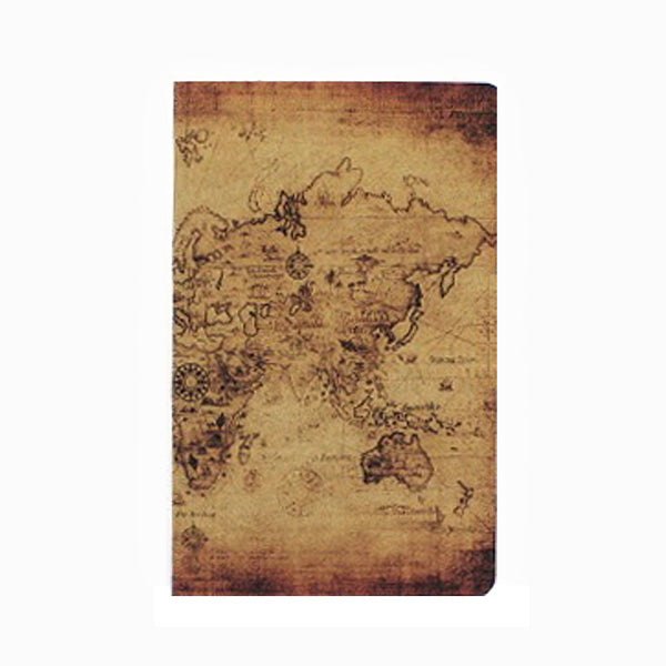 Rosetta Notes Pocket Notebook, 3.5"x5.5", Ancient World Map