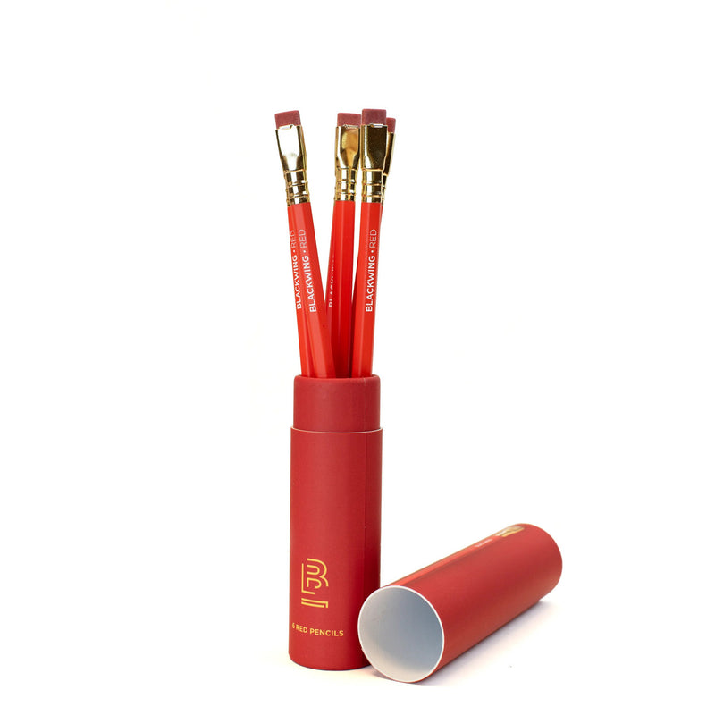 Bx/6 Blackwing Pencils, Red