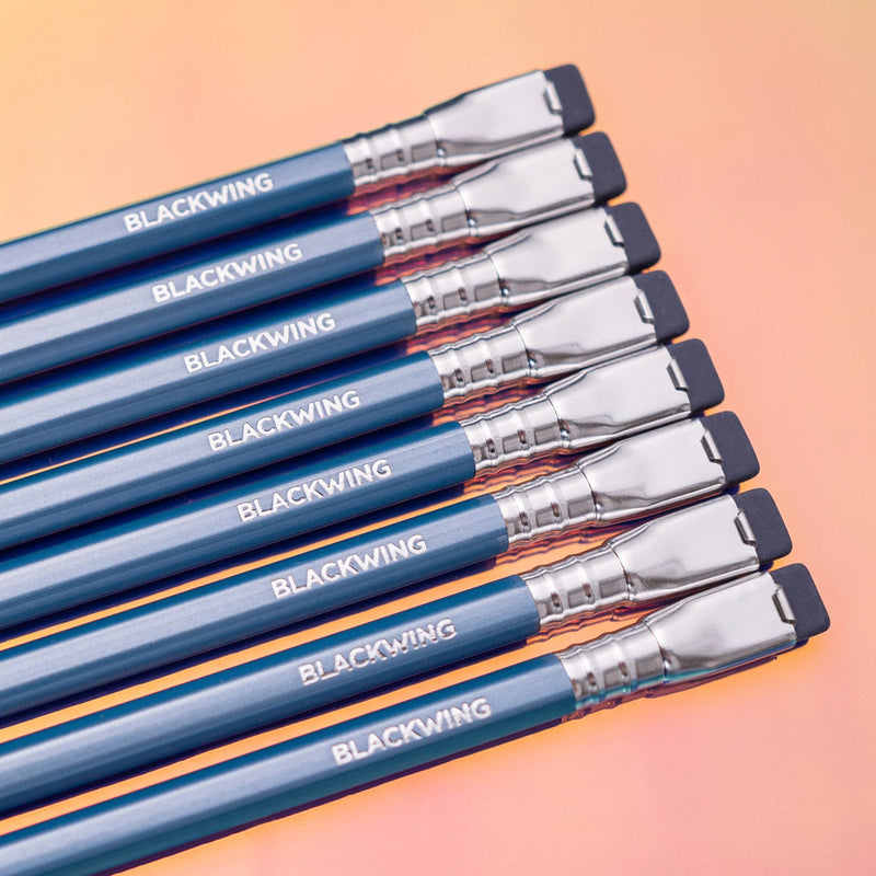 Bx/12 Blackwing Pearl Pencils, Parlescent Blue Barrel, Balanced & Smooth