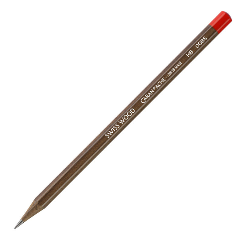 Caran d'Ache Swiss Wood Graphite Pencil, Beech, HB