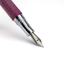 Conklin 1898 Fountain Pen, Stabilized Wood, Matte Purple