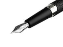 Diplomat Cobra Guilloche Fountain Pen, Black