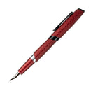 Diplomat Cobra Guilloche Fountain Pen, Burgundy