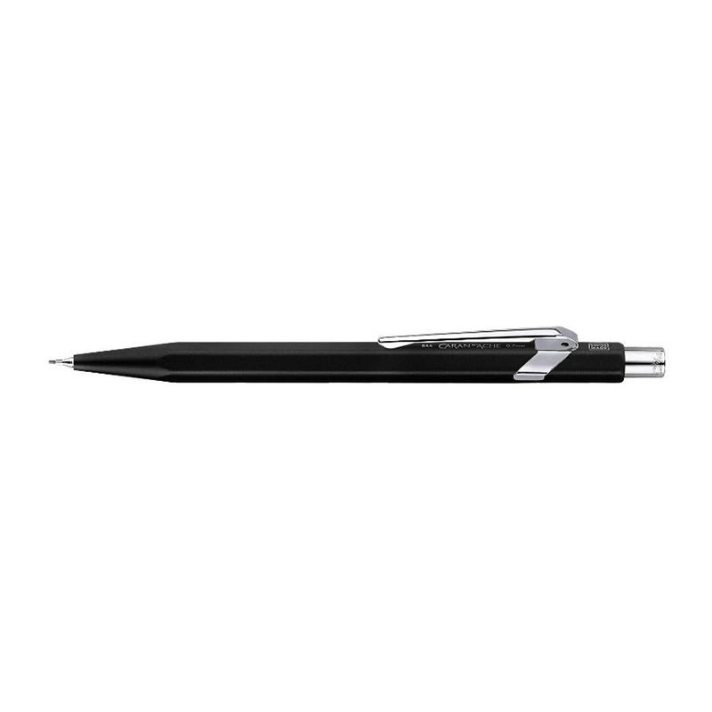 Caran d'Ache Swiss Made 844 Metal 0.7 mm Pencil, Black