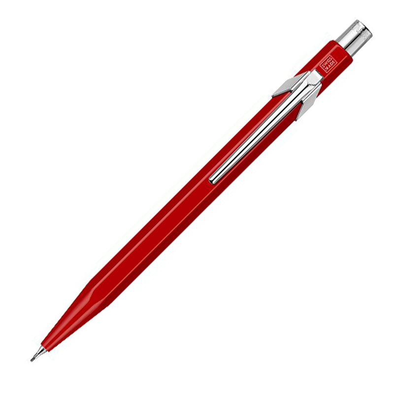 Caran d'Ache Swiss Made 844 Metal 0.7 mm Pencil, Red