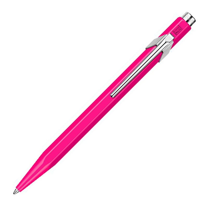 Caran d'Ache 849 Swiss Made Metal Ballpoint Pen, Fluorescent Pink