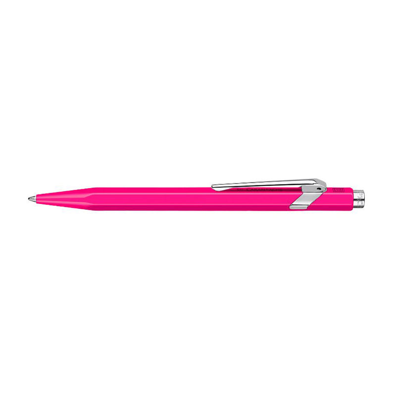 Caran d'Ache 849 Swiss Made Metal Ballpoint Pen, Fluorescent Pink