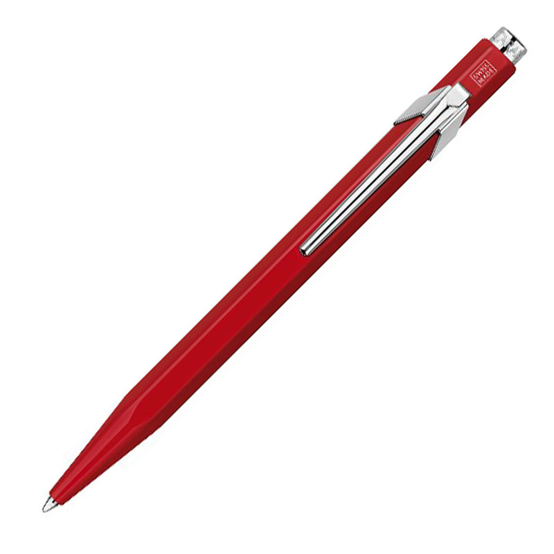 Caran d'Ache 849 Swiss Made Metal Ballpoint Pen, Red