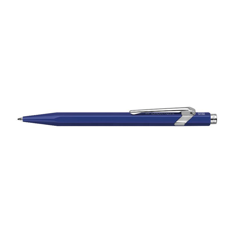 Caran d'Ache 849 Swiss Made Metal Ballpoint Pen, Sapphire Blue