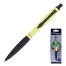 Platignum Carnaby Street Soft Grip Ballpoint Pen, Yellow