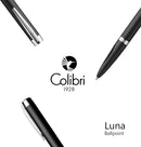 Colibri Luna Ballpoint Pen,  Black, Pre-Owned