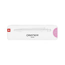 Caran d'Ache 849 Colormat-X Swiss Made Metal Ballpoint Pen, Pink w/Slimpack
