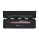 Caran d'Ache 849 Colormat-X Swiss Made Metal Ballpoint Pen, Pink w/Slimpack
